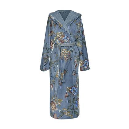 Pip Studio Secret Garden Badjas - Blauw - XS