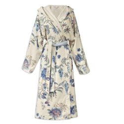 Pip Studio Secret Garden Badjas - WhiteBlue - XXL