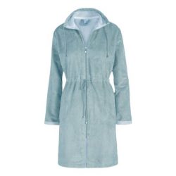 Chicago Badjas Pearl Blue | S | Blauw | Katoen | Polyester | Bamboe