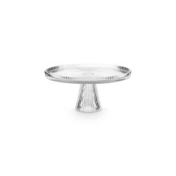vtwonen Taartplateau - Taartstandaard van Glas - 24.7x12cm