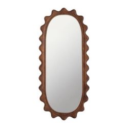 HKliving Ripple Spiegel - Hout