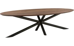 Goossens Excellent Eettafel Gs-1302, Ovaal 280 x 130 cm