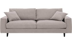 Goossens Bank Jonas beige, stof, 3,5-zits, urban industrieel