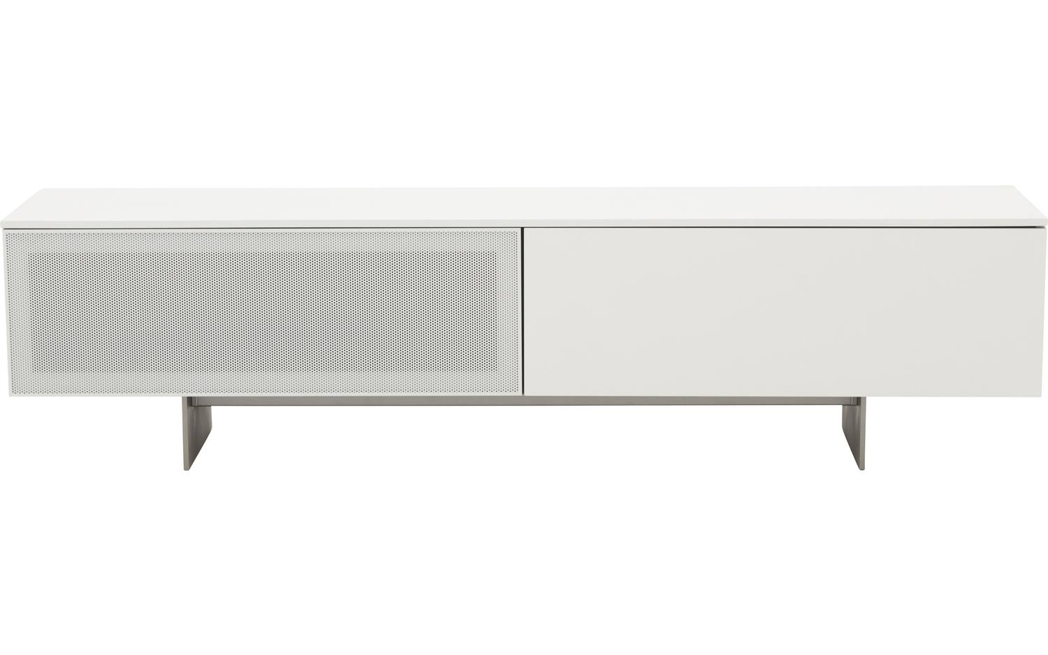 Goossens Excellent Tv Meubel Monza Easy, Mz032 = bodemelement 1 gaasklep vsl, 1 lade vsr