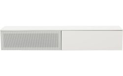 Goossens Excellent Tv Meubel Monza Easy, Mz052 = hangelement 1 gaasklep vsl, 1 lade vsr