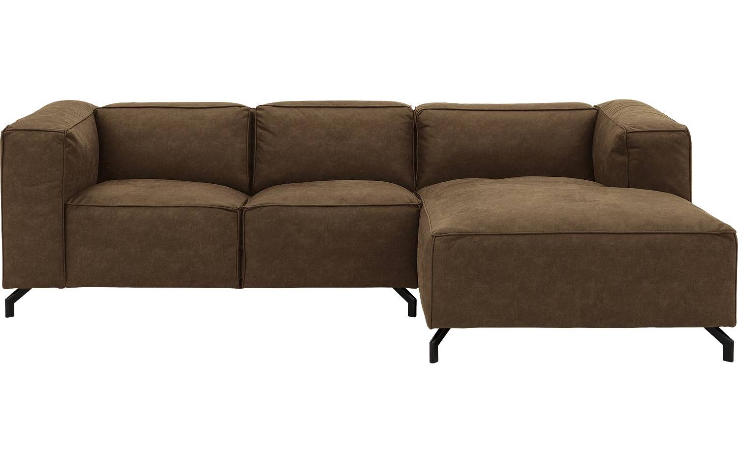 Goossens Bank Calvin groen, micro leer, 2-zits, modern design