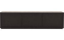 Goossens Tv Meubel Barcelona, 3 kleppen met kabeldoorvoer