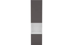Goossens Excellent Hangelement Monza, El162z = 1 deur linksdraaiend met glas 32 x 128 x 32 cm