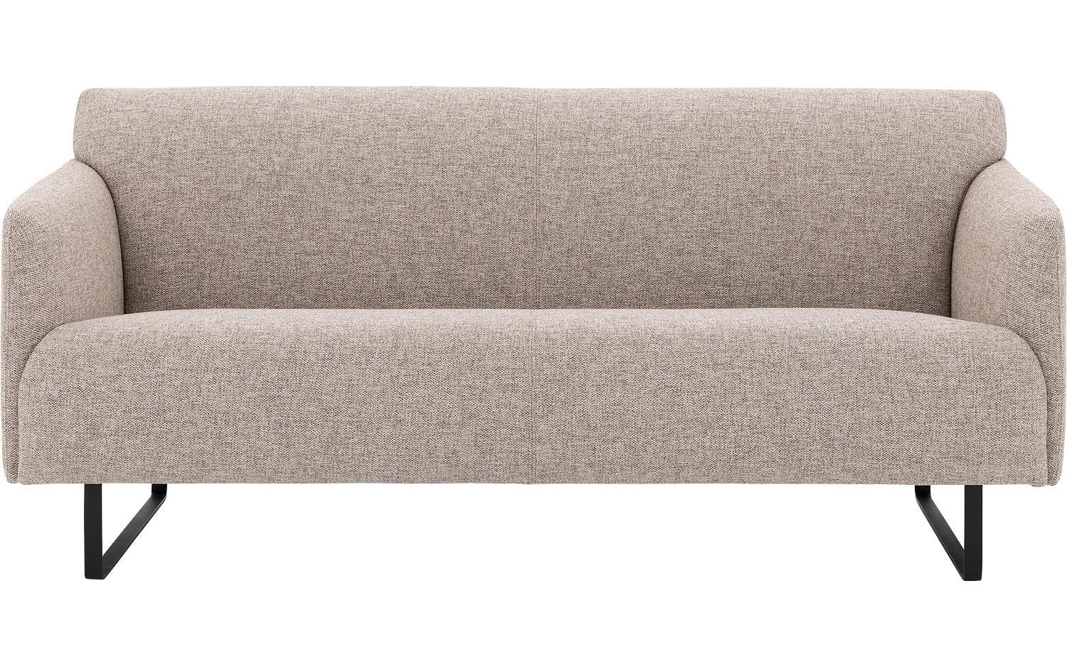 Goossens Excellent Bank Montreal bruin, stof, 2,5-zits, modern design