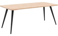 Goossens Eettafel Bjarte, Rechthoekig 220 x 90 cm