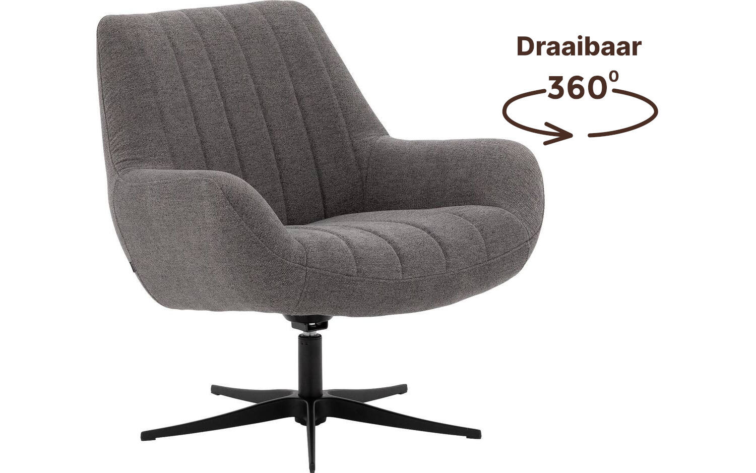 Goossens Draaifauteuil Kamille, Draaifauteuil