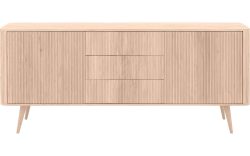 Goossens Dressoir Seppe, 2 deuren 3 laden