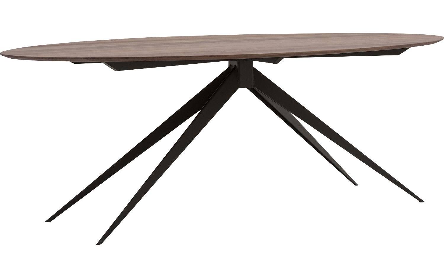 Goossens Excellent Eettafel Uniek, Ovaal 200 x 110 cm