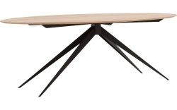 Goossens Excellent Eettafel Uniek, Ovaal 200 x 110 cm