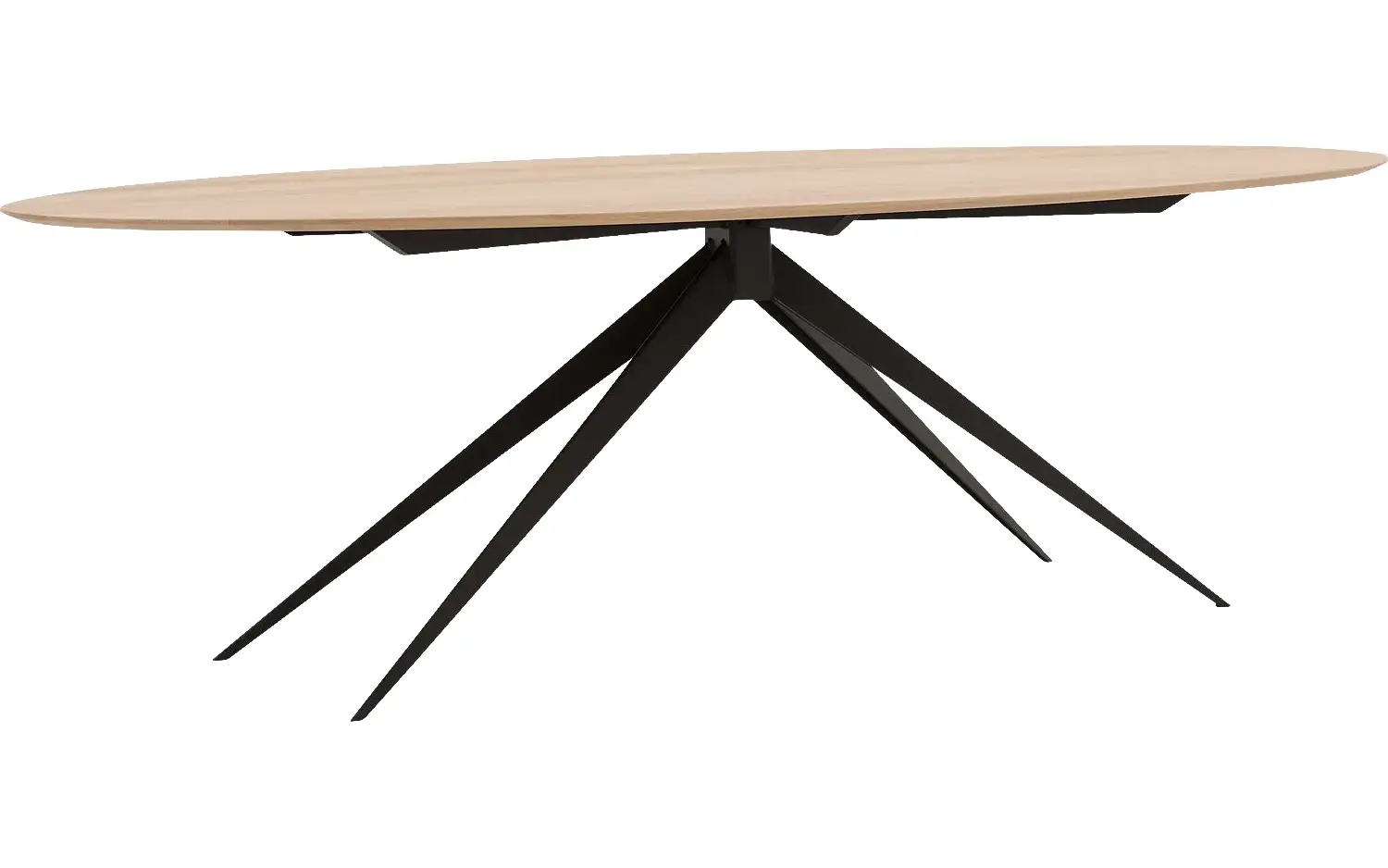 Goossens Excellent Eettafel Uniek, Ovaal 260 x 120 cm