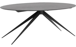 Goossens Excellent Eettafel Uniek, Ovaal 180 x 110 cm
