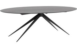 Goossens Excellent Eettafel Uniek, Ovaal 260 x 120 cm