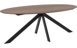 Goossens Excellent Eettafel Uniek, Ovaal 180 x 110 cm