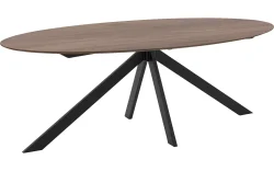 Goossens Excellent Eettafel Uniek, Ovaal 200 x 110 cm