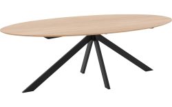 Goossens Excellent Eettafel Uniek, Ovaal 240 x 120 cm
