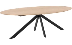 Goossens Excellent Eettafel Uniek, Ovaal 240 x 120 cm