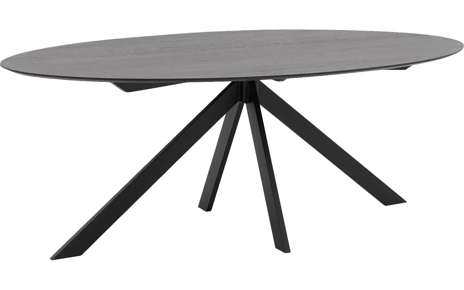 Goossens Excellent Eettafel Uniek, Ovaal 200 x 110 cm