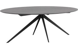 Goossens Excellent Eettafel Uniek, Ovaal 220 x 120 cm