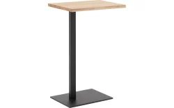 Goossens Nachtkastje Tangel, hout eiken wit, stijlvol landelijk, 43 x 65 x 32 cm