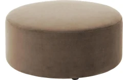 Goossens Poef Arendal, Poef ø 70 cm - 30 cm hoog