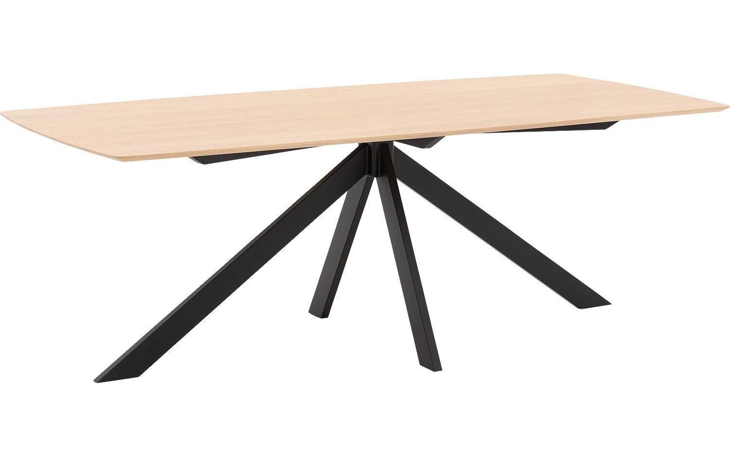 Goossens Excellent Eettafel Uniek, Semi rechthoekig 220 x 100 cm