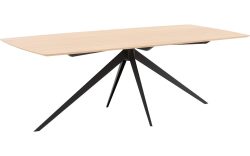 Goossens Excellent Eettafel Uniek, Semi rechthoekig 220 x 100 cm