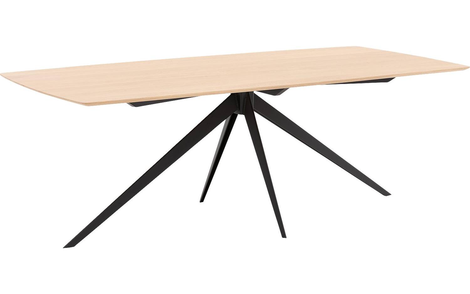 Goossens Excellent Eettafel Uniek, Semi rechthoekig 220 x 100 cm