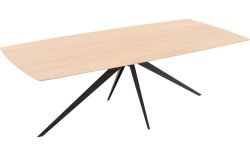 Goossens Excellent Eettafel Uniek, Semi rechthoekig 180 x 100 cm