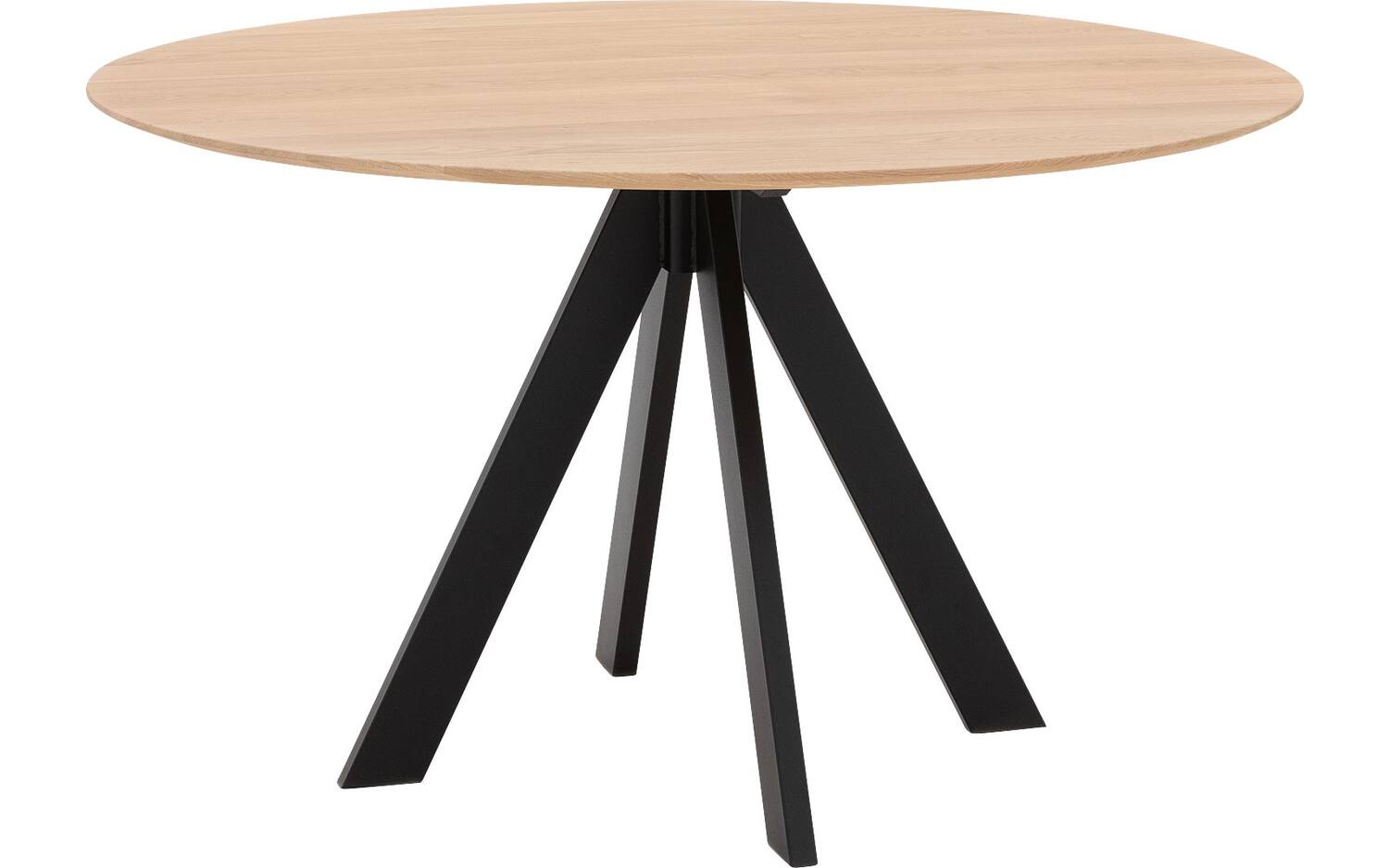 Goossens Excellent Eettafel Uniek, Rond 120 x 120 cm
