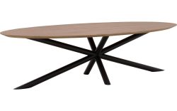 Goossens Excellent Eettafel Gs-1302, Ovaal 280 x 130 cm