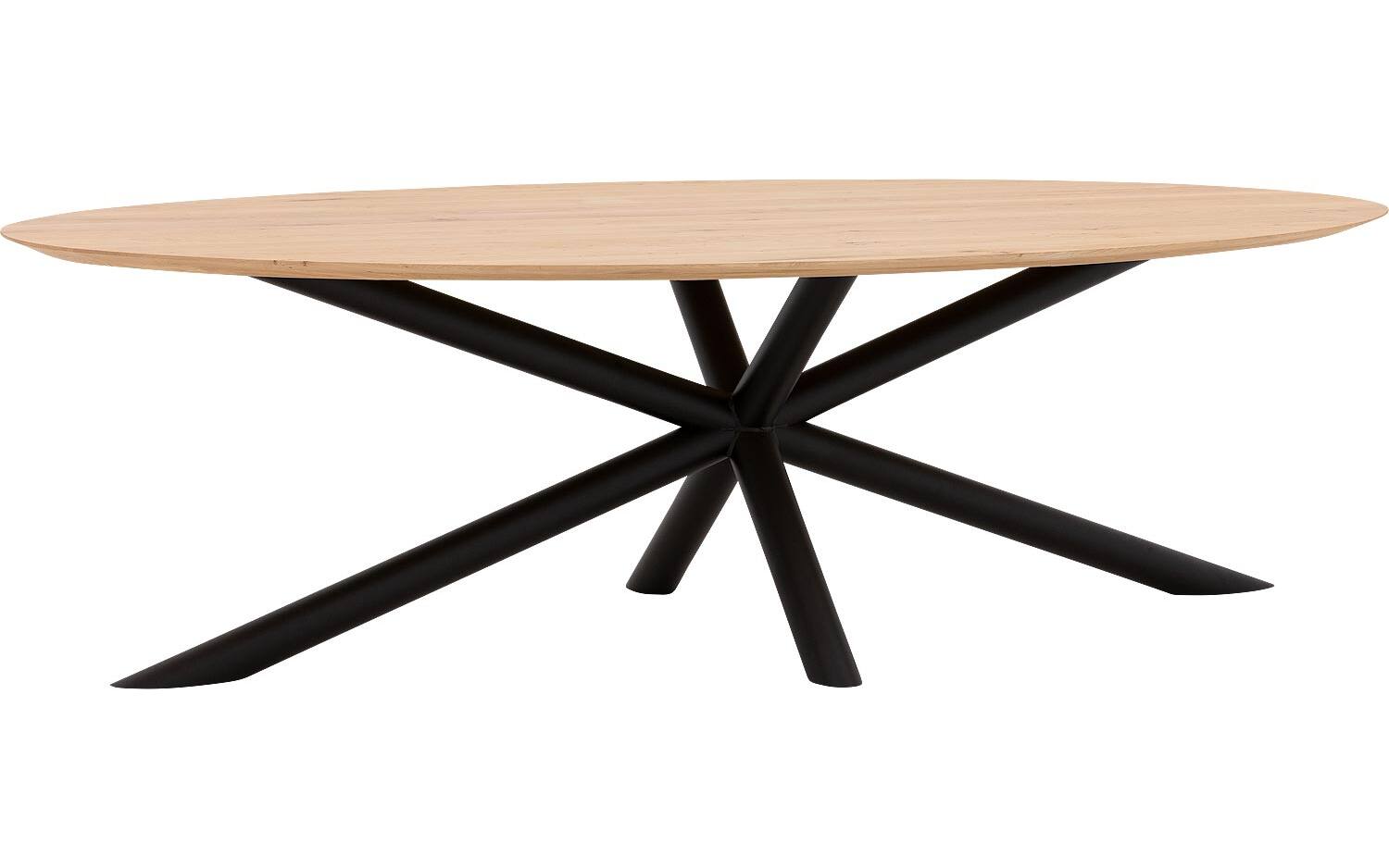 Goossens Excellent Eettafel Gs-1302, Ovaal 260 x 130 cm