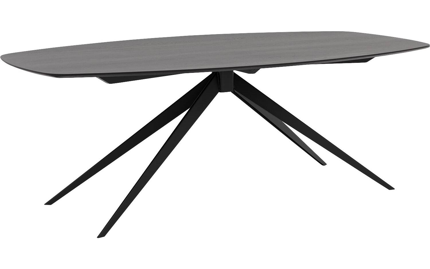 Goossens Excellent Eettafel Uniek, Semi ovaal 220 x 120 cm