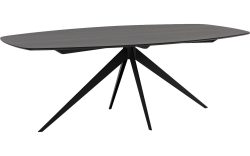 Goossens Excellent Eettafel Uniek, Semi ovaal 220 x 120 cm