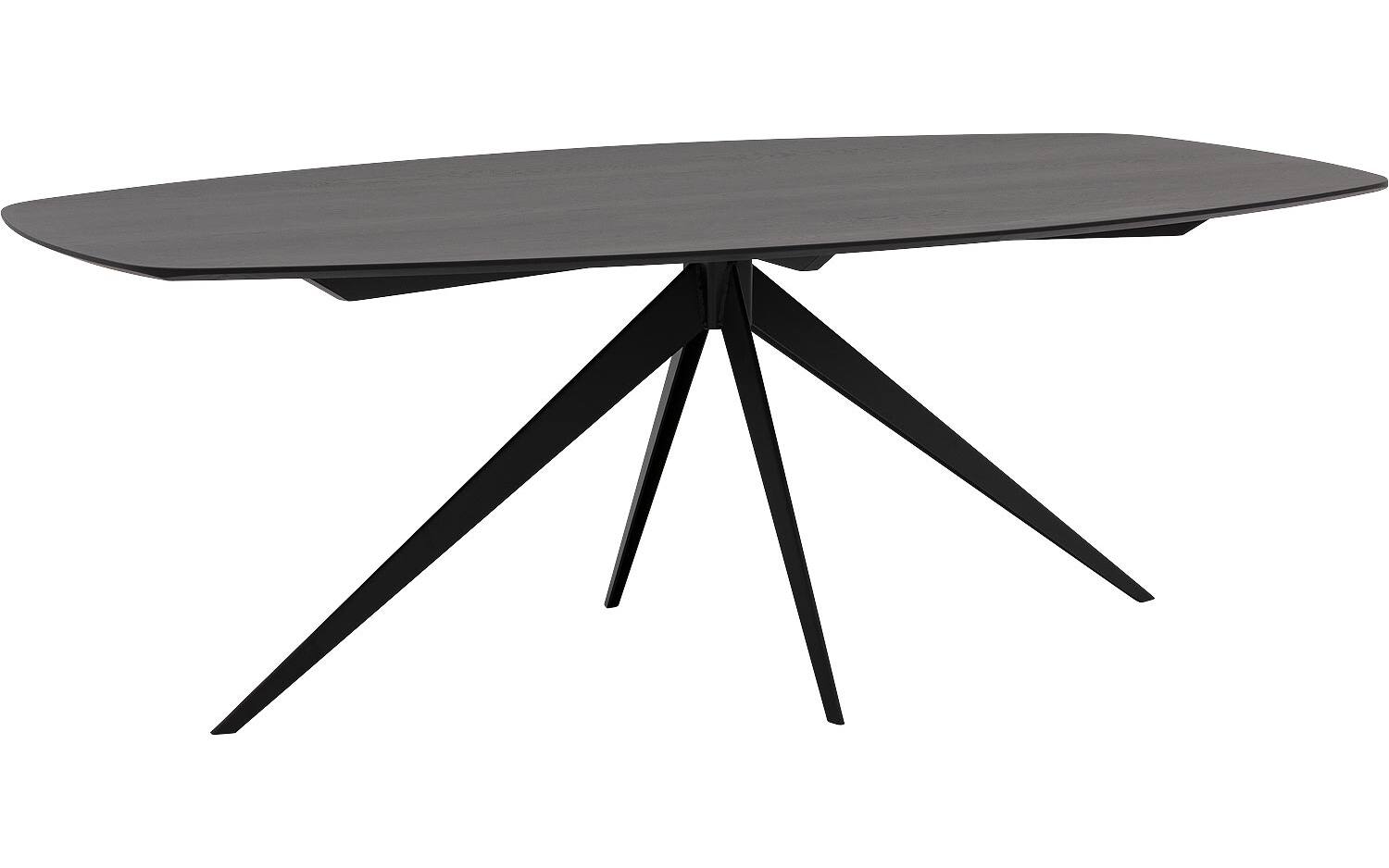 Goossens Excellent Eettafel Uniek, Semi ovaal 220 x 120 cm