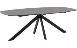 Goossens Excellent Eettafel Uniek, Semi ovaal 260 x 120 cm