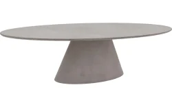 Goossens Eettafel Stone, Ovaal 240 x 120 cm