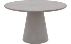 Goossens Eettafel Stone, Rond 130 x 130 cm