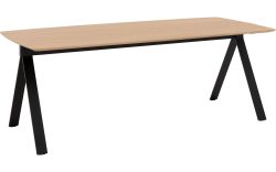 Goossens Excellent Eettafel Uniek, Semi rechthoekig 280 x 100 cm