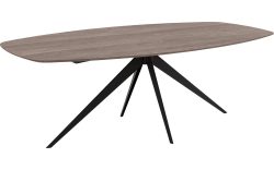 Goossens Excellent Eettafel Uniek, Semi ovaal 260 x 120 cm