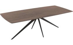 Goossens Excellent Eettafel Uniek, Semi rechthoekig 220 x 100 cm
