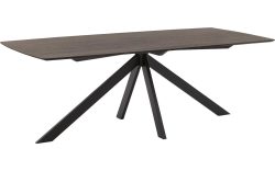 Goossens Excellent Eettafel Uniek, Semi rechthoekig 220 x 100 cm