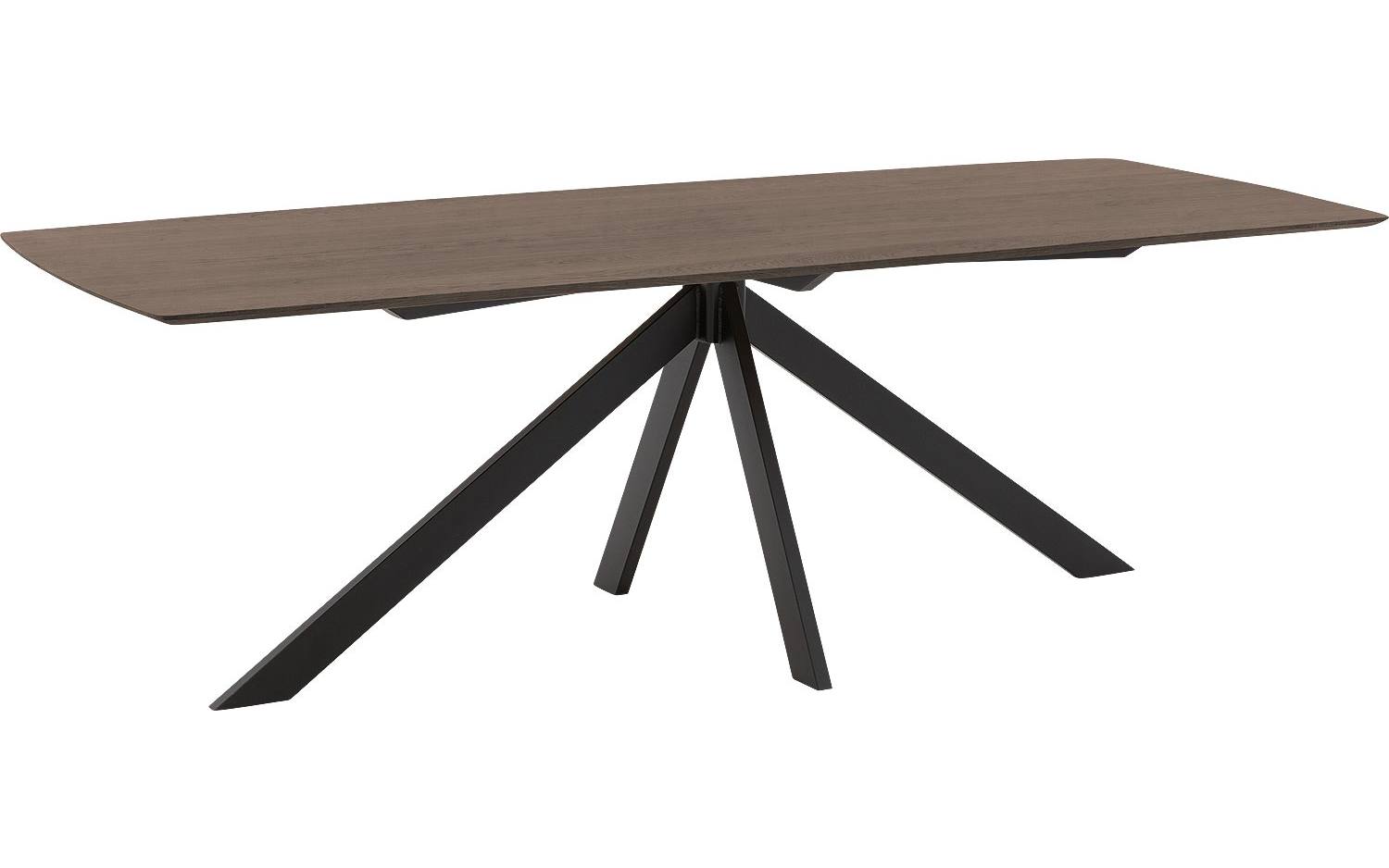 Goossens Excellent Eettafel Uniek, Semi rechthoekig 240 x 100 cm