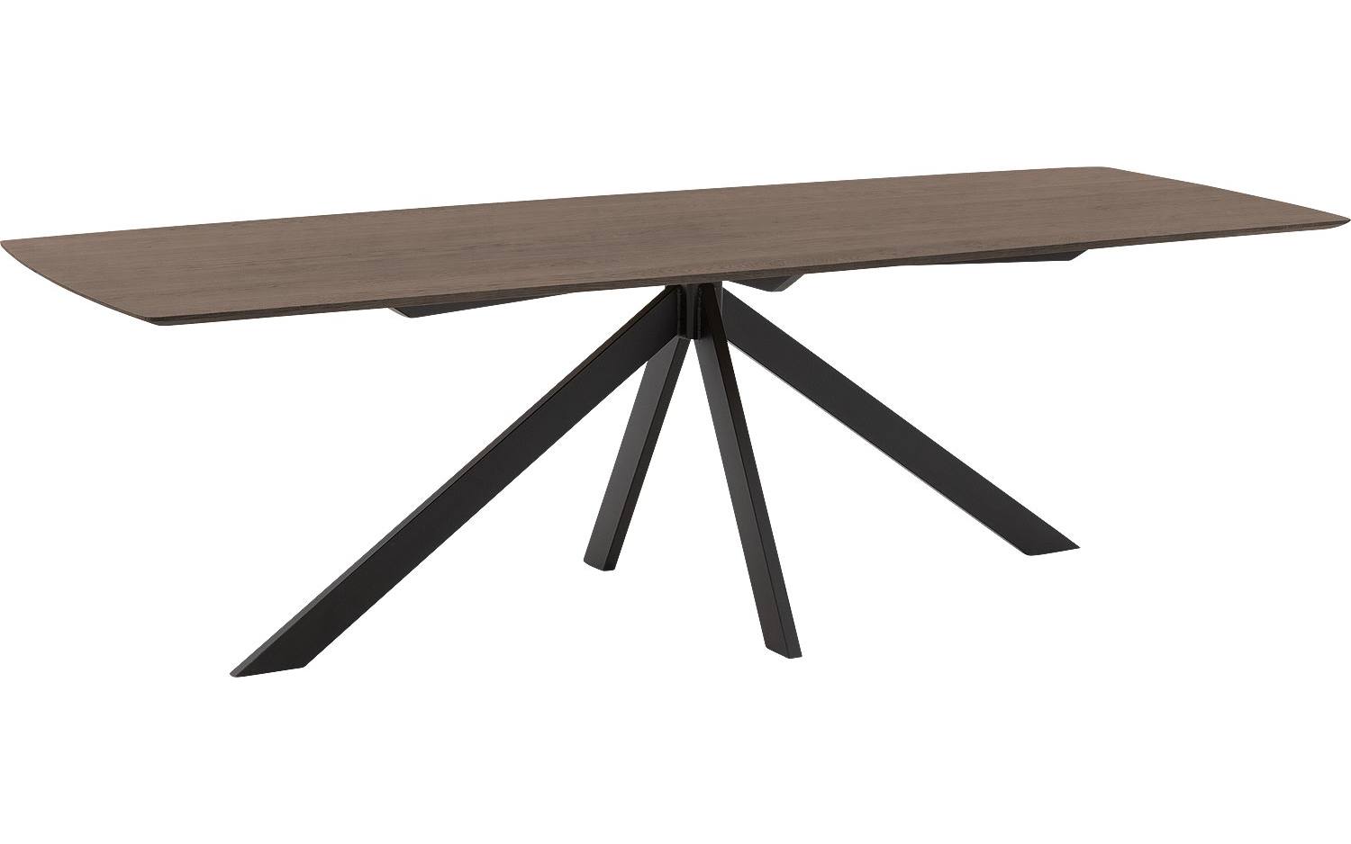 Goossens Excellent Eettafel Uniek, Semi rechthoekig 260 x 100 cm