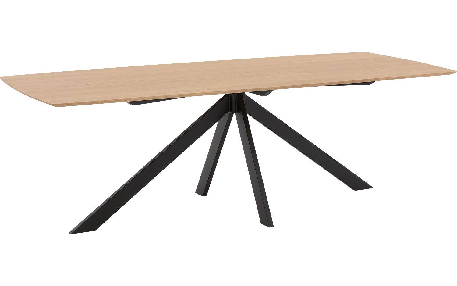 Goossens Excellent Eettafel Uniek, Semi rechthoekig 240 x 100 cm