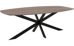 Goossens Excellent Eettafel Uniek, Semi ovaal 260 x 120 cm